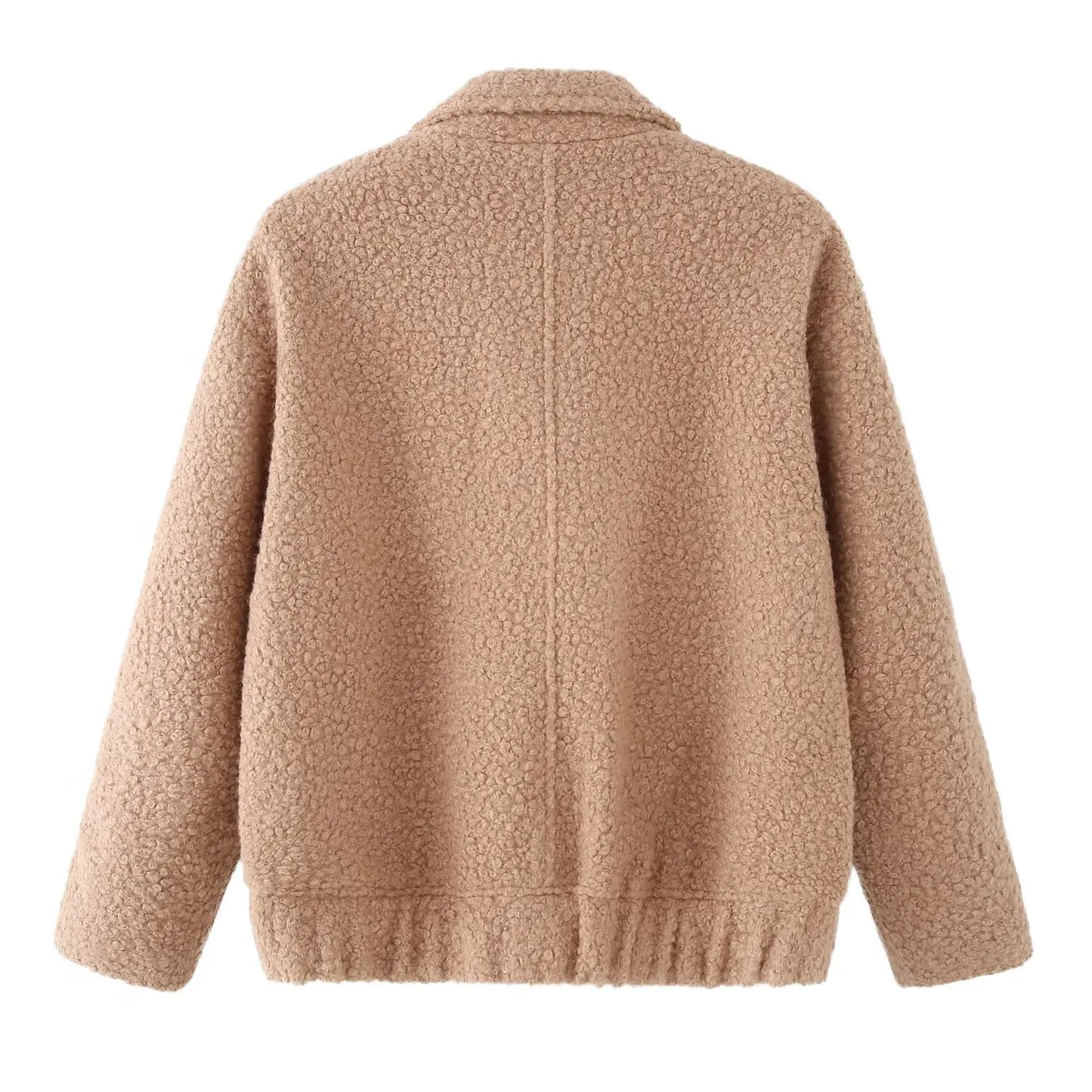 Women's Wool Coat 2025 Fall New Arrival Casual Fashionable Versatile Two-Color Wool Coat for Women