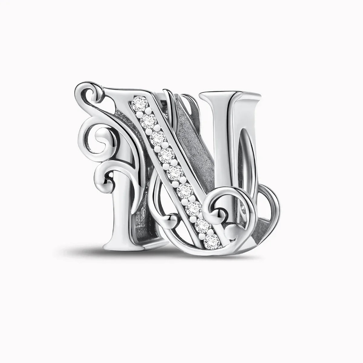 925 Sterling Silver English Letter Charms Beads Fit Original Pan DIY Bracelets Making Gift Of High Quality Fine Jewelry