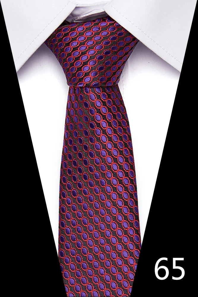 Hot Sale Necktie Man 7.5 cm Silk Tie Solid Color Gravatas Suit Accessories Fit Wedding Holiday Party
