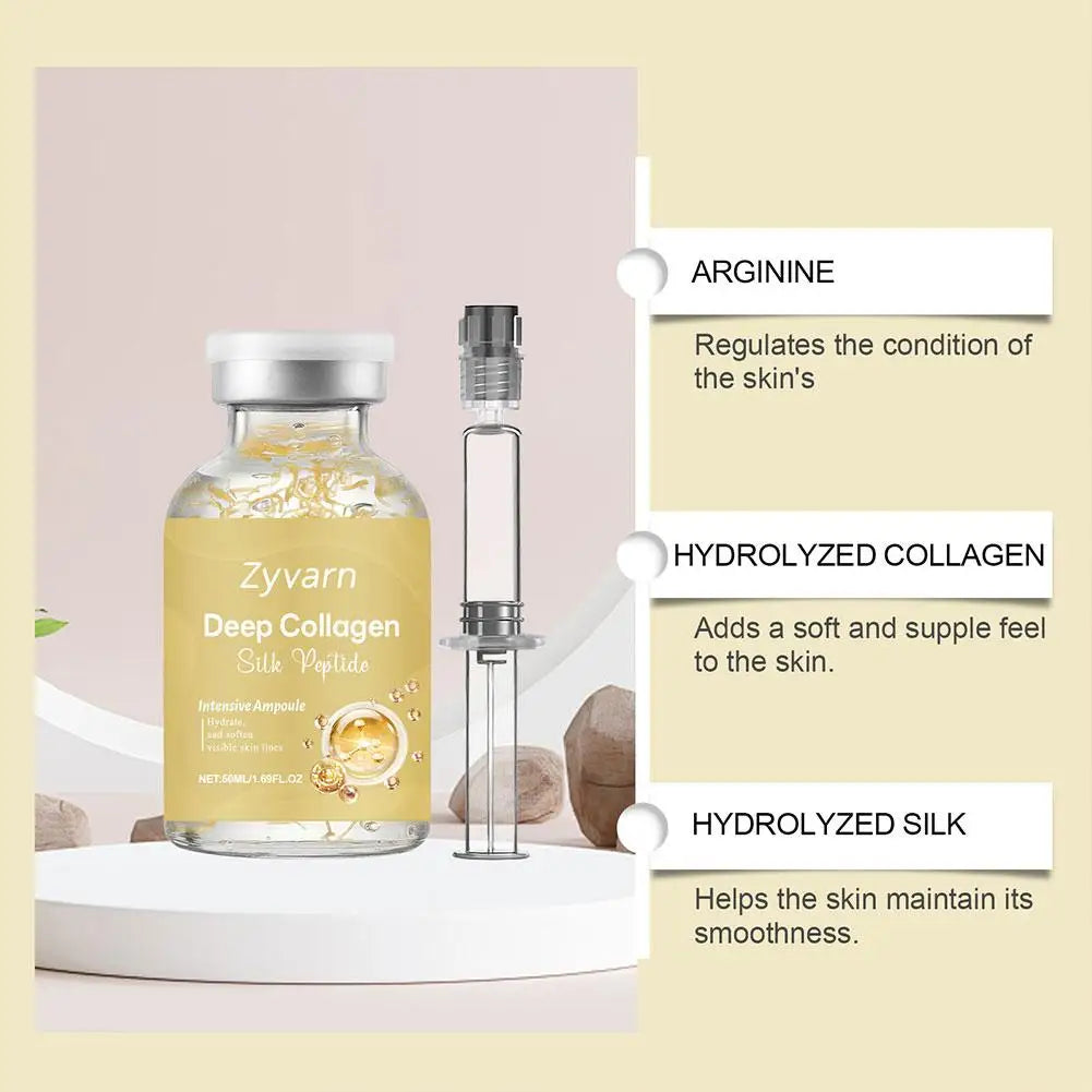 Multi Effect Care Ampoule Essence Collagen Silk Peptide Skin Brightening Essence Moisturizing & Repairing Essence Skin Care