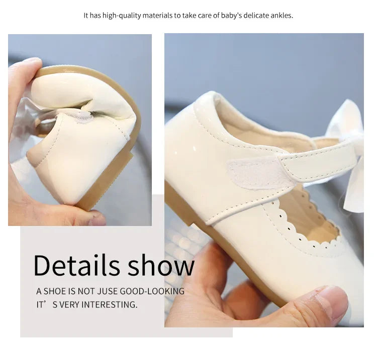 Little Girl Shoes 2025 Spring Autumn Children Princess Shoes Girls Oxfords Candy Colors Kids Soft Patent Leather Shoes For Girl