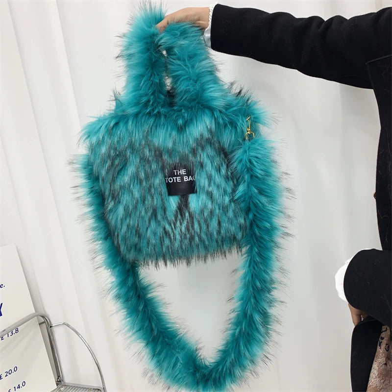 Large The Tote Bags for Women Winter Fashion New Shoulder Messenger Bag Female Designer Brand Sling Cross Handbags High Quality