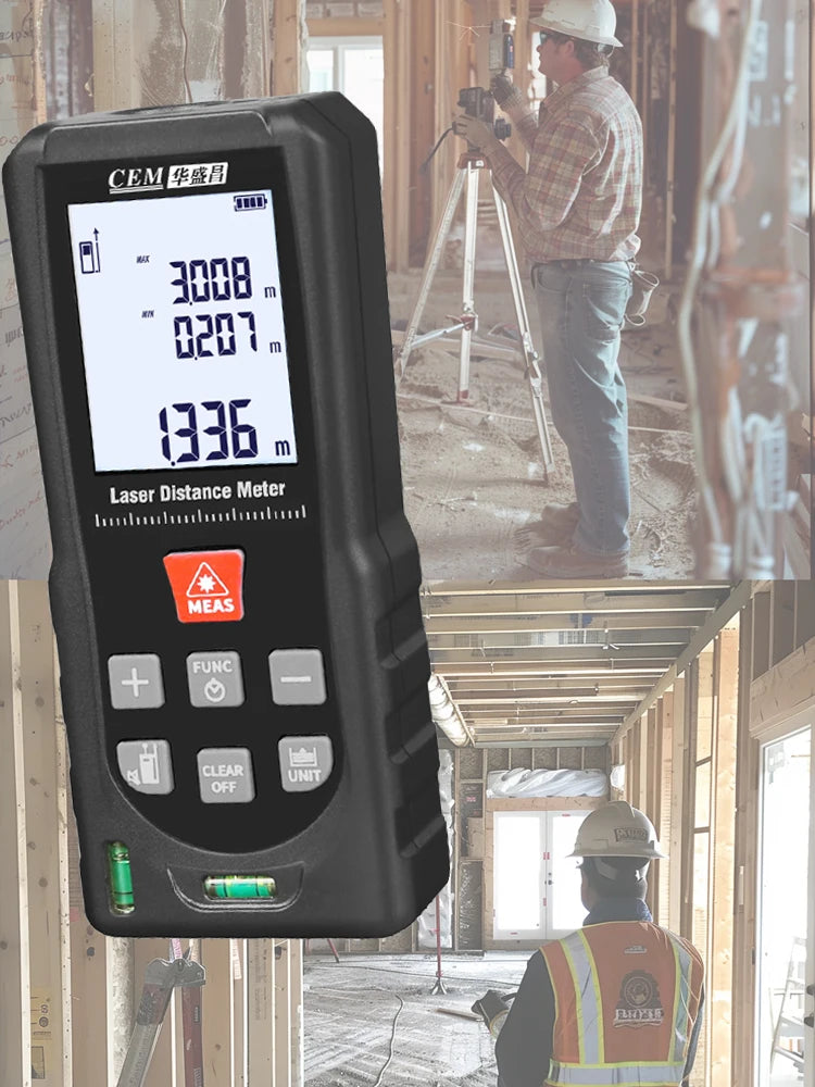Laser Distance Meter 50m-150m Range Laser Rangefinder IP54 Electronic Ruler Useful Measurement Tool