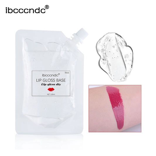 100ml Diy Lip Gloss Base Gel Non-stick Clear Moisturizing Lip Gloss Base Lipstick Handmade Material Odorless Liquid Lips Makeup