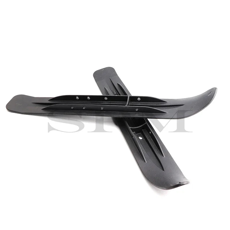 Snow Bike Sledge Sled Snowmobile Motor Front Wheel Plastic Skis for ATV Go Kart UTV Buggy Quad Modified Skateboard Accessories