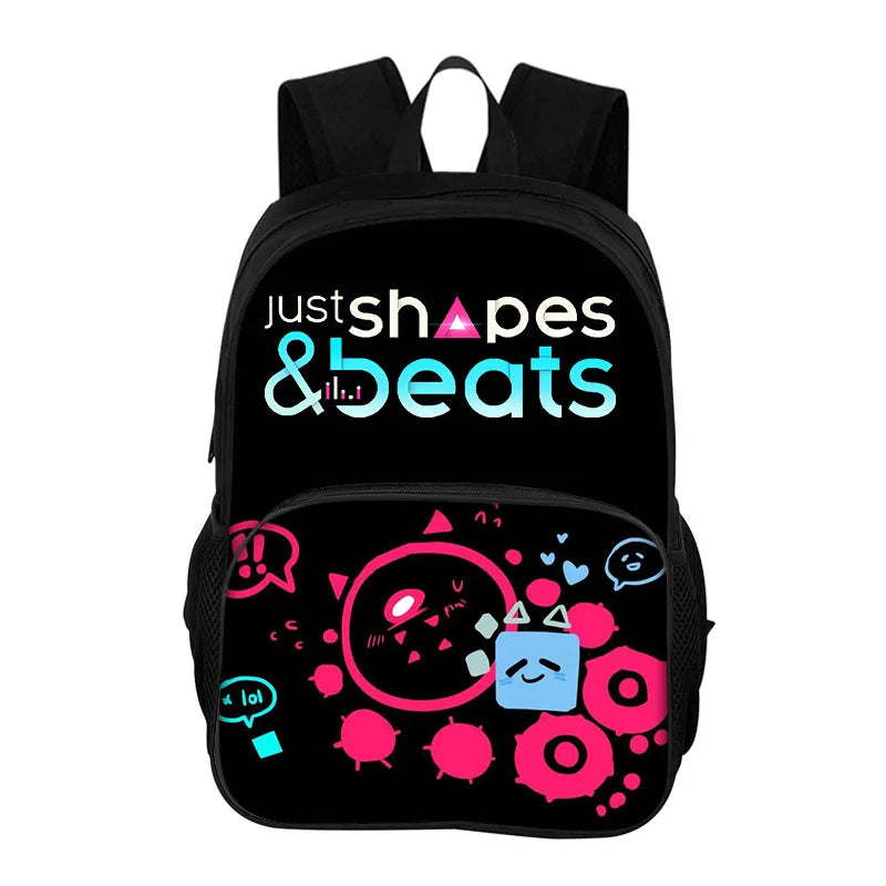 Kids Backpacks Just Shapes & Beats Student Anime School Bags Children Outdoor Sport Travel Rucksack Gift