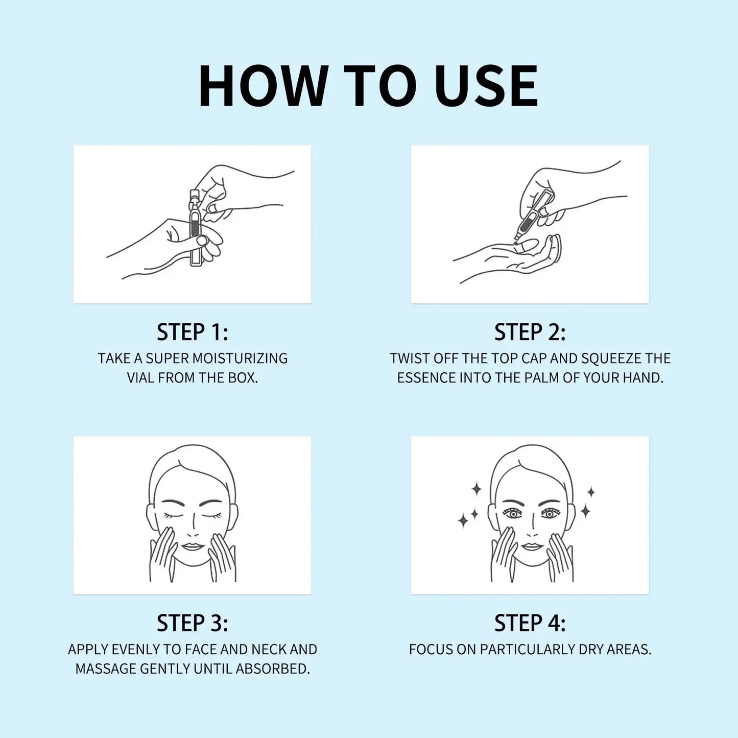 Skin Care Hyaluronic Acid Liquid Serum Facial Moisturizing Lifting Glow Up Facial Essence Quick Absorption Dermapen Serum