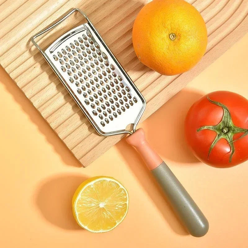 Cheese Grater, Stainless Steel Graters for Kitchen, Premium Cheese Grater with Handle, Cheese Grater Lemon Zester Handheld