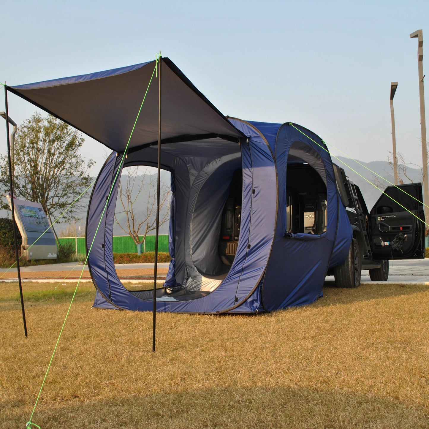Car Rear Automatic Tent, Car Tailgate Tent,Pop Up Car Rear Tent, SUV Tents Car Tents for Campers Multipurpose Truck Tent