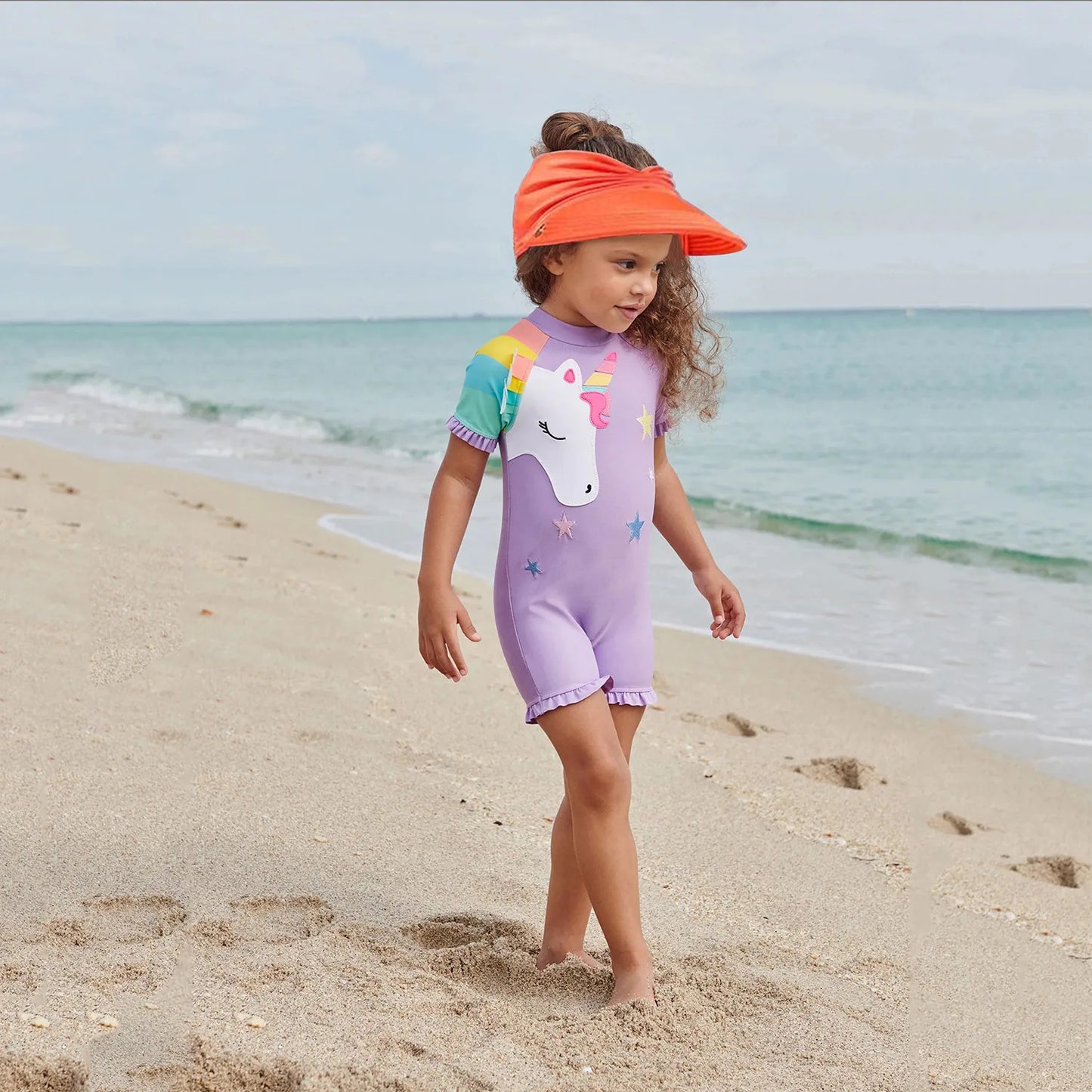 Summer Sun Hats Beach BabyGirls Boys Wide Brim UV Protection Baseball Cap for Kids Outdoor Quick Dry Breathable Empty Top Hat