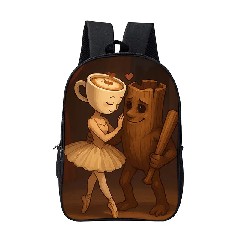 Cartoon Anime Game School Bag for Boy Girls Durable and Softback for Books Bag Italian Brainrot Children Backpack