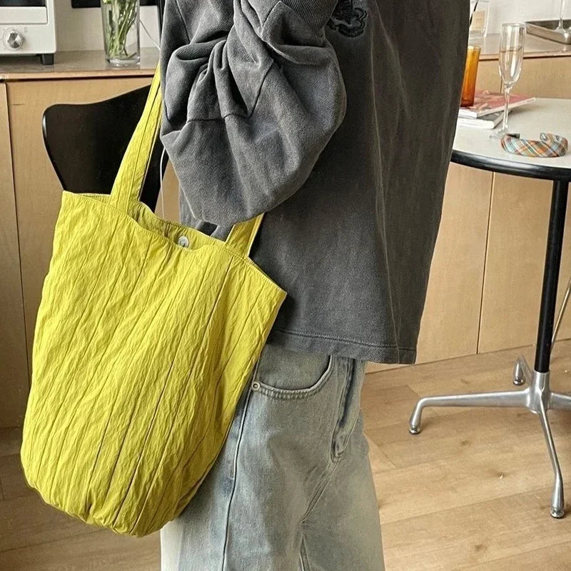 Casual Fashion Bag for Women Shopper Handbags Environmental Storage Reusable Shoulder Tote Bag School Bags Girl Designer Bag