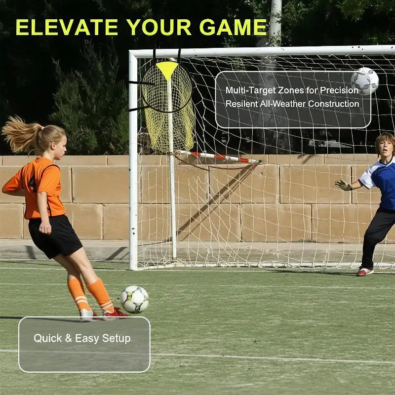 Football Accuracy Practice Target Weatherproof Portable Soccer Training Tool for Backyard Team Match Preparation