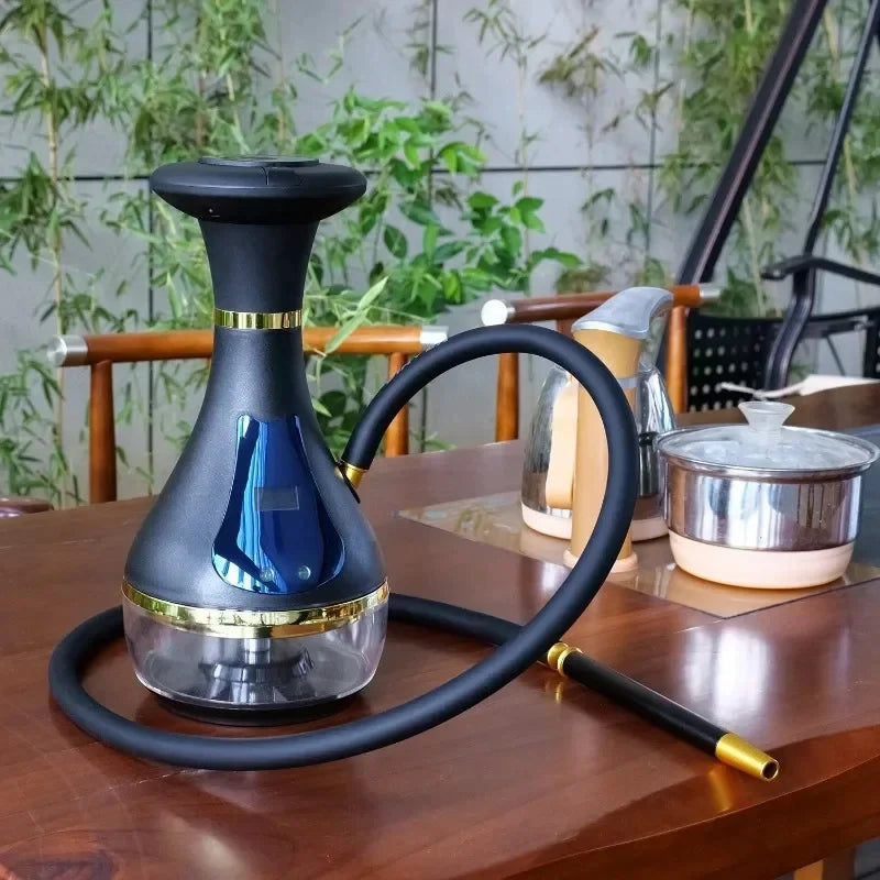 Smart Electric Hookah Shisha Set Portable Travel Electronic Hookah High Quality Shisha with LED Display