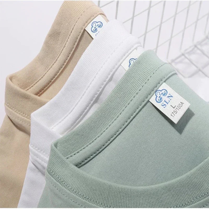 2025100% pure cotton T-shirt fitness men's T-shirt clothing summer exercise basketball high-quality Cbum top T-shirt