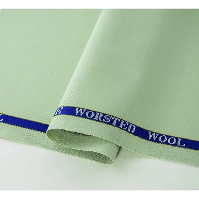 High Count 50% Worsted Wool Fabric For Suits Sewing Blazer Vest Pants Coat DIY High End 280g/m Serge Cloth Material 50X150cm