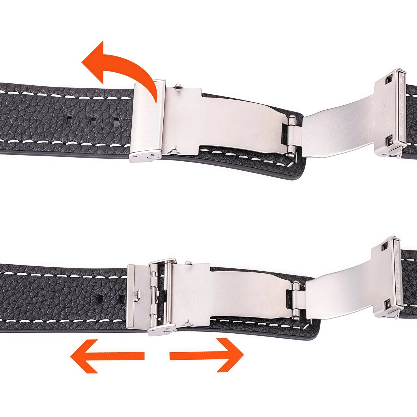 Genuin Leather Watchbands For Samsung Galaxy Watch 3 4 5 Strap Women Men18mm 20mm 22mm 24mm Wrist Band Deployment Clasp