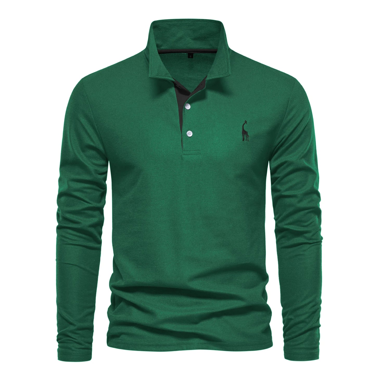 2026 New Polo T-shirts for Men High Grade Embroidery Solid Long Sleeve Golf Polo Shirts Spring Autumn Social Business Male Tops