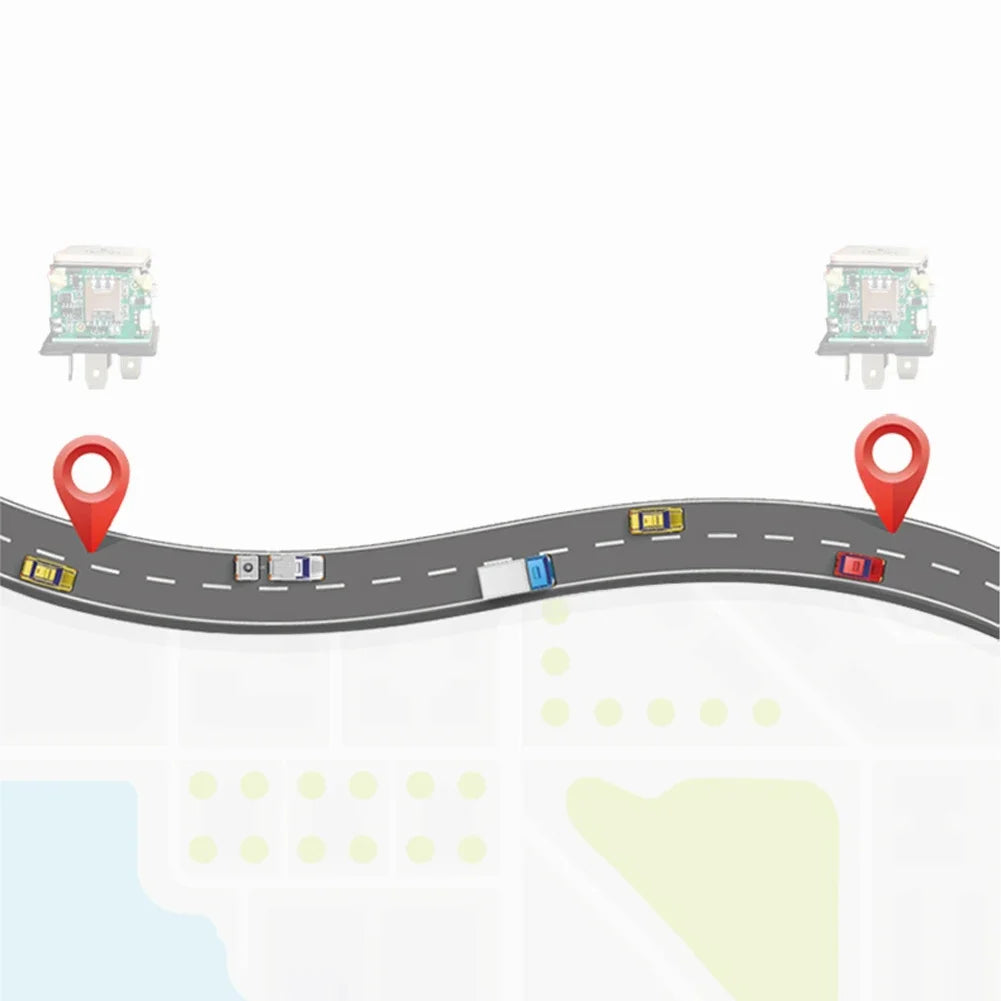 Car Relay GPS Tracker ACC Motorcycle Anti-theft Device Status Alarm GPS Positioner GNSS LBS Vehicle Positioning Device Sensitive