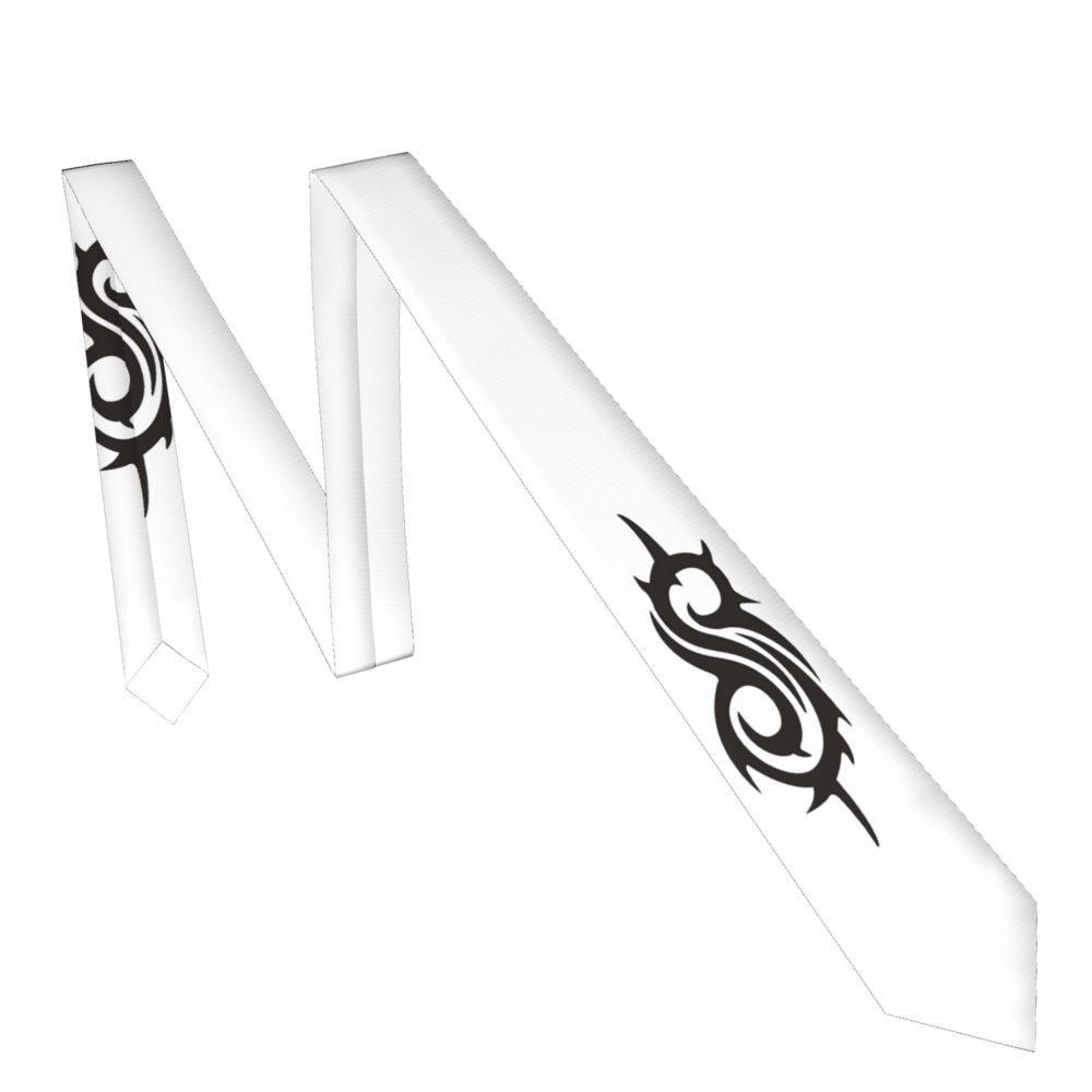 Slipknots Neckties Men's Customized Silk Heavy Metal Rock Music Gift Neck Tie for Office