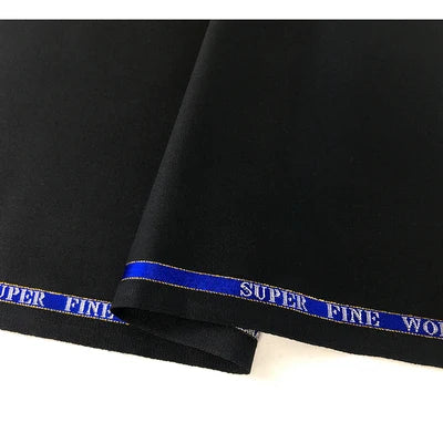High Count 50% Worsted Wool Fabric For Suits Sewing Blazer Vest Pants Coat DIY High End 280g/m Serge Cloth Material 50X150cm