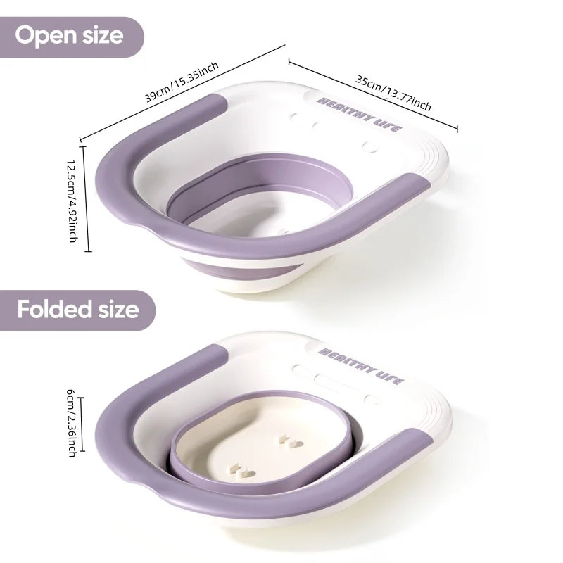 Bidet hemorrhoid toilet, suitable for postpartum pregnant women or hemorrhoids, foldable and hangable storage Private care clean