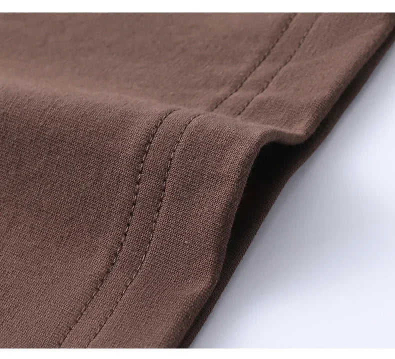 Summer  100% Pure Cotton Men's Short Sleeve Round Neck Fashionable Style Half Sleeved Top Breathable T Shirt Short Sleeve
