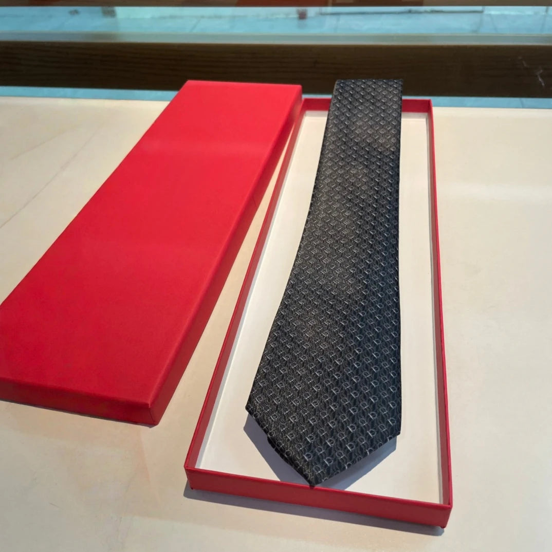 Luxury Brand Handmade Men's Neck Ties 100% Silk Ties Twill F Style High-End Business Formal Bows Ties Holiday Christmas Gifts