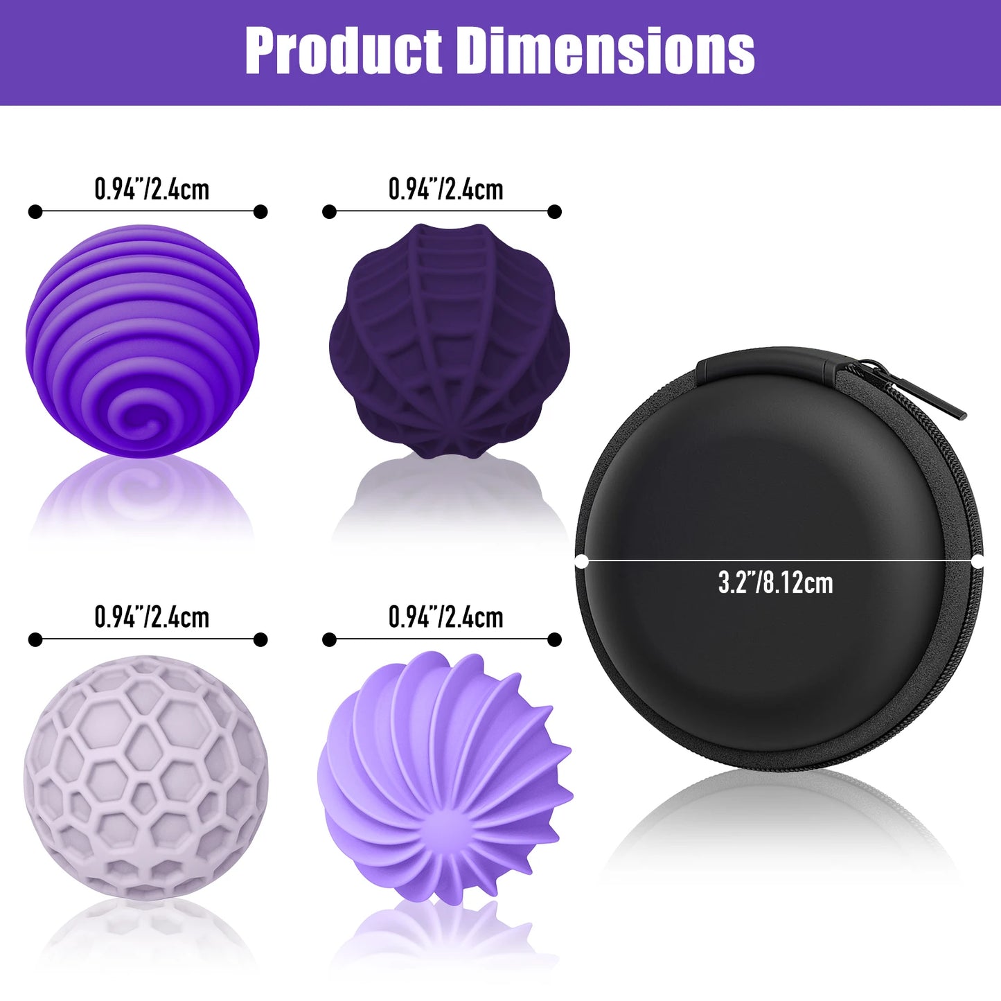 Silicone Magnetic Sensory Balls Fidget Toy Worry Balls Autism Calming Fidgeting Toy Kid Adults Anxiety Relief Stress Sensory Toy