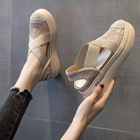 Low Women Footwear Slip On Ladies Shoes Loafers High Platform Offers High Quality Spring Sale With Price Offer Trends 2025 39 A