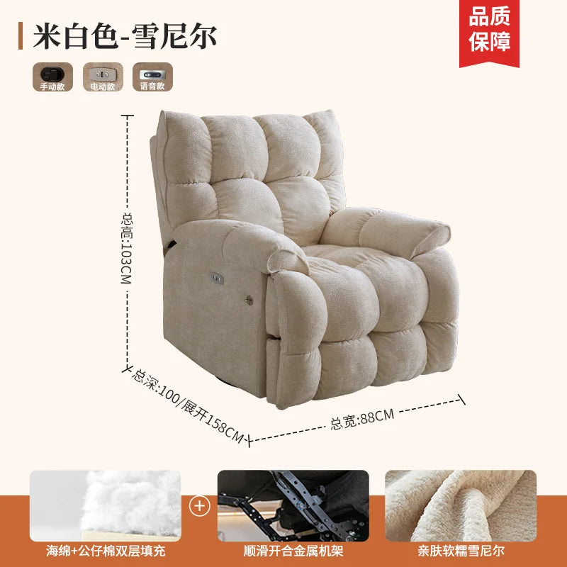 Recliner Europe Living Room Sofas Comfortable Adults Minimalist Design Sofa Cinema Lounge Muebles Para Habitacion Furnitures
