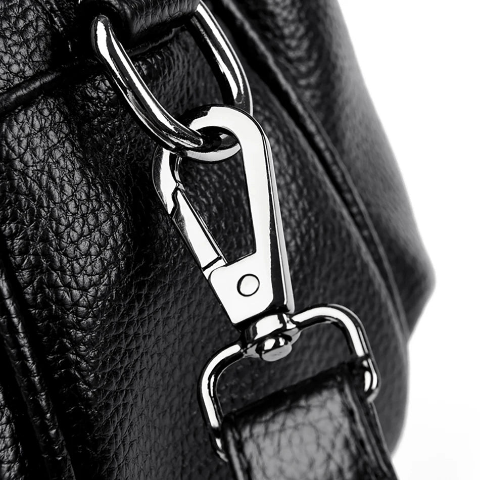 2024 New 3-layer Large Capacity Women Tote Bag Fashion Women's Trendy Shoulder Bags High Quality Soft Leather Female Handbag Sac