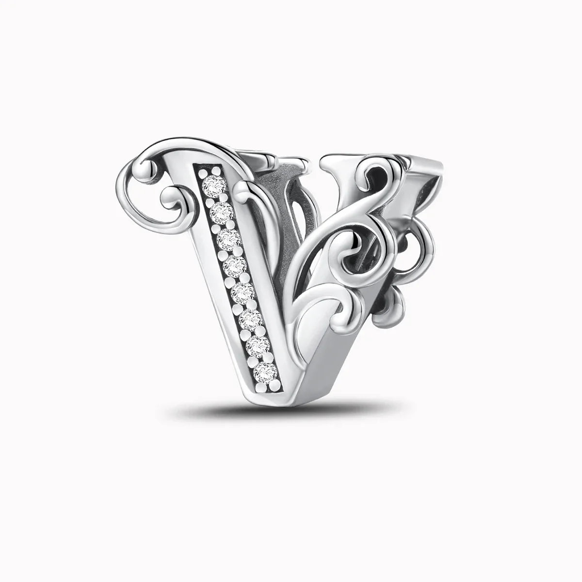 925 Sterling Silver English Letter Charms Beads Fit Original Pan DIY Bracelets Making Gift Of High Quality Fine Jewelry