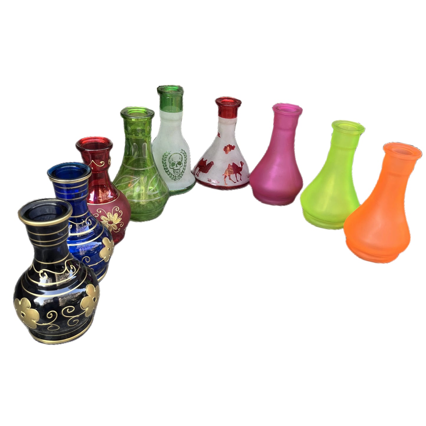 Big Size 26/20cm Hookah Base Glass Bottle Shisha Bottle Flask For Model Nargile Sheesha Narguile Chicha Cachimbas