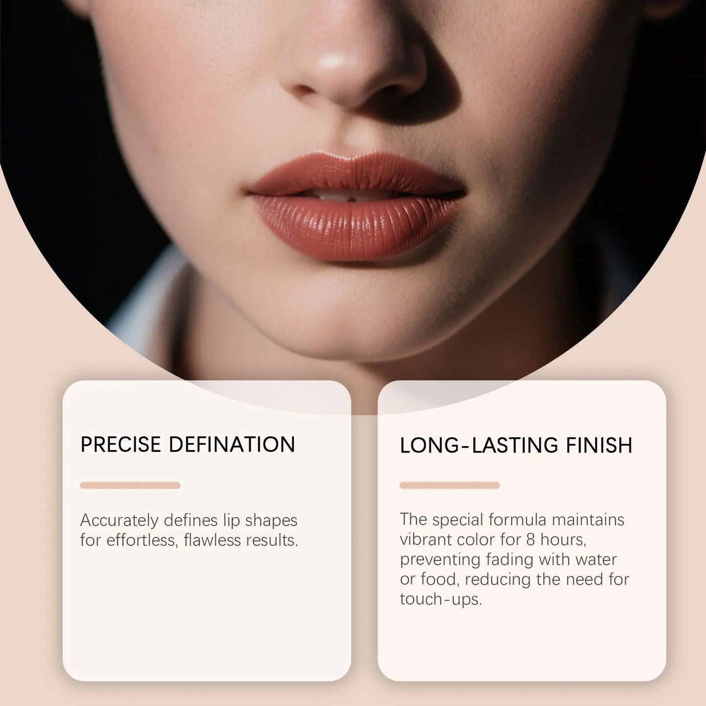 Christmas Party Lipstick Versatile Lip Makeup Silky Smooth Matte High Pigmented Non-Smudge Three-Dimensional Waterproof Lipstick