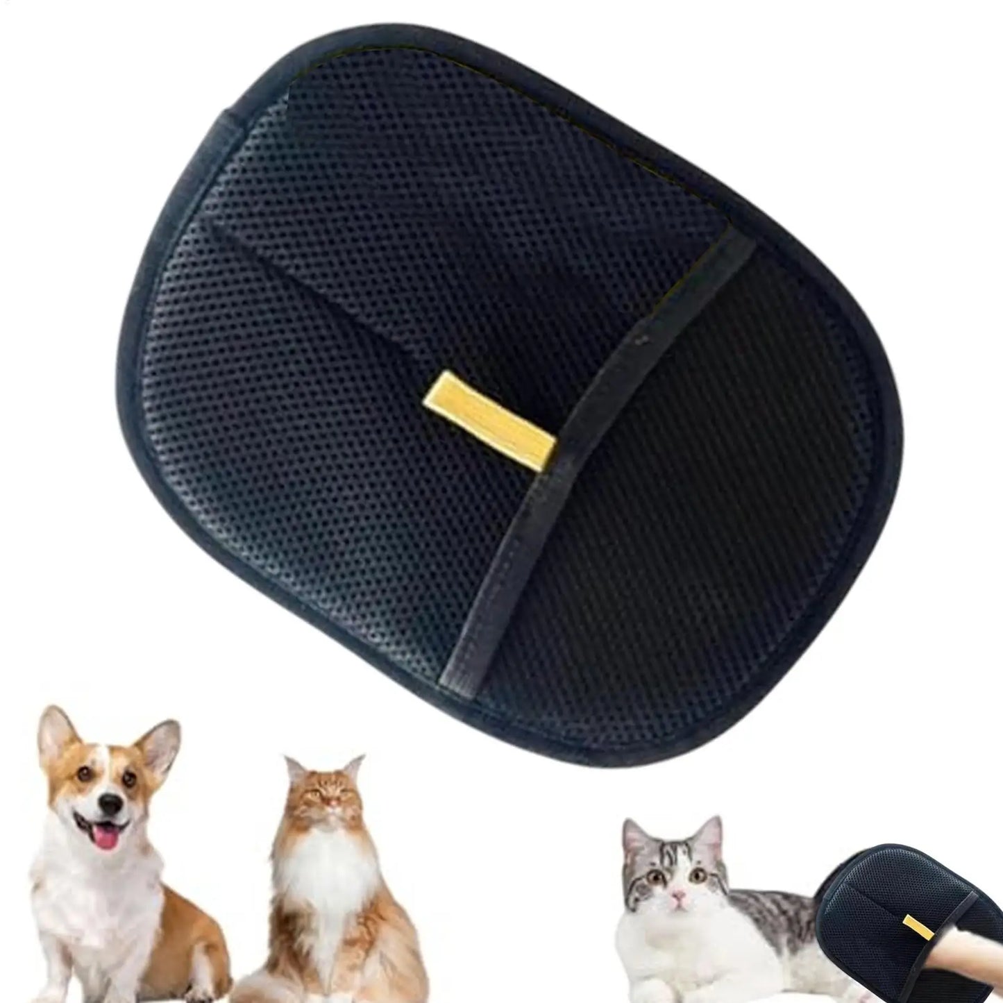 Pet Grooming Gloves Static Removal Gloves Pet Hair Double-Sided Pet Gloves for Washing Deshedding Grooming Versatile Pet Gloves