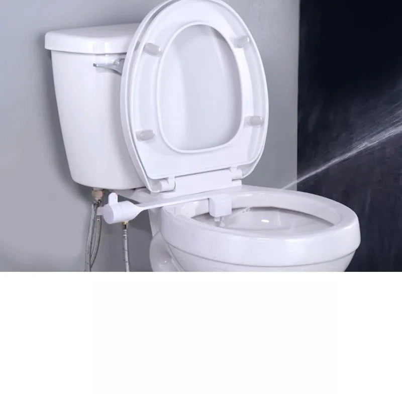 No-Drill & No-Electricity Bidet Sprayer, Toilet Seat Bidet for Post-Potty Cleaning, Smart Toilet Bidet Attachment