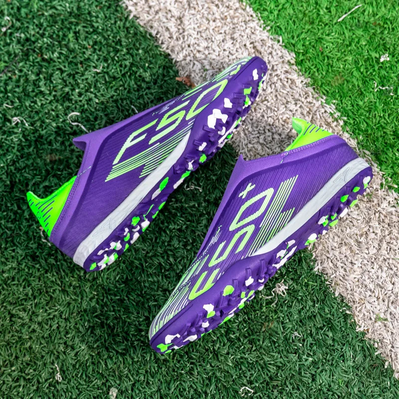 High Quality Mens Football Boots F50 Boys FG/TF Training Studded Fast Soccer Cleats Pro Non Slip Football Shoes for Man 35-45