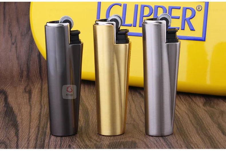 Metal Clipper Lighter Detachable Metal Lighter Environmentally Friendly Inflatable Lighter Grinding Wheel Ignition Tool Men Gift