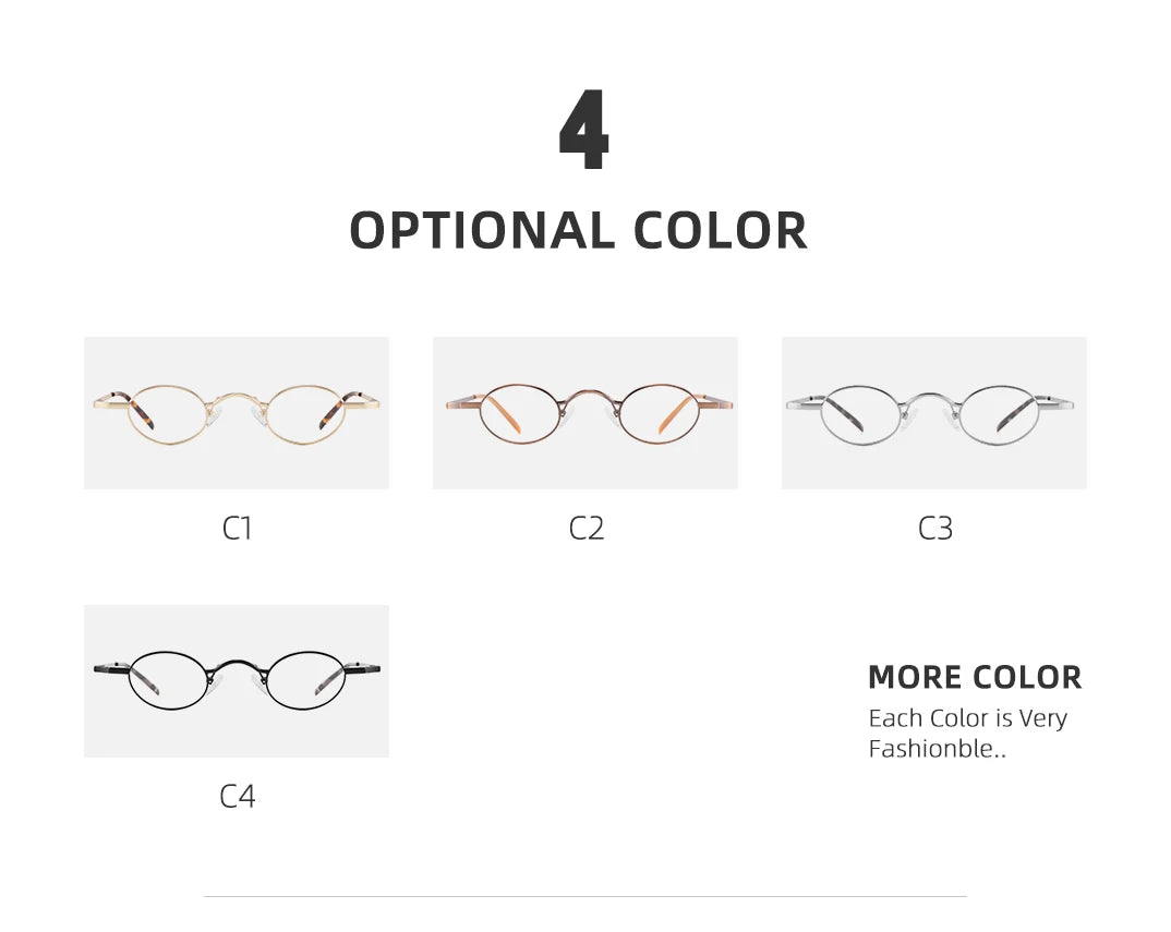YINSQER Designer Small Round Glasses Frames for Women Optical Frames Men's Frame Glasses Women Luxury Brand Round Lenses Frames