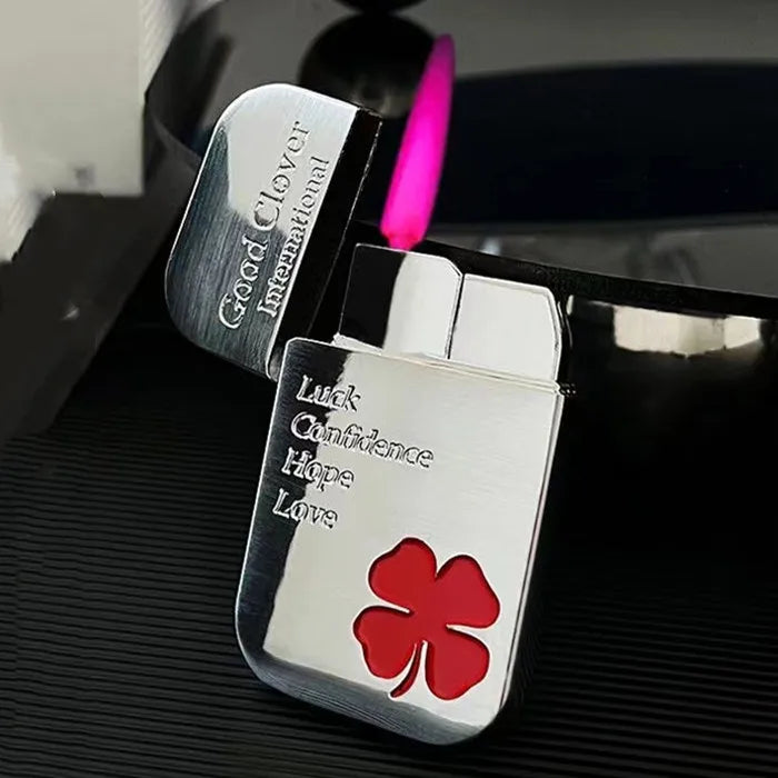 Pink Lighter Creative Lighter Kawaii Windproof Red Flame Lighter Fast Delivery High Value Green Flame Cool Gift