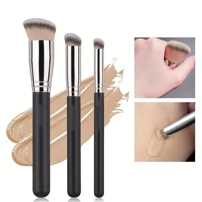 Foundation Concealer Brush Premium Contour Blusher Brushes Flawless Under Eye Dense Face Makeup Brush for Blending