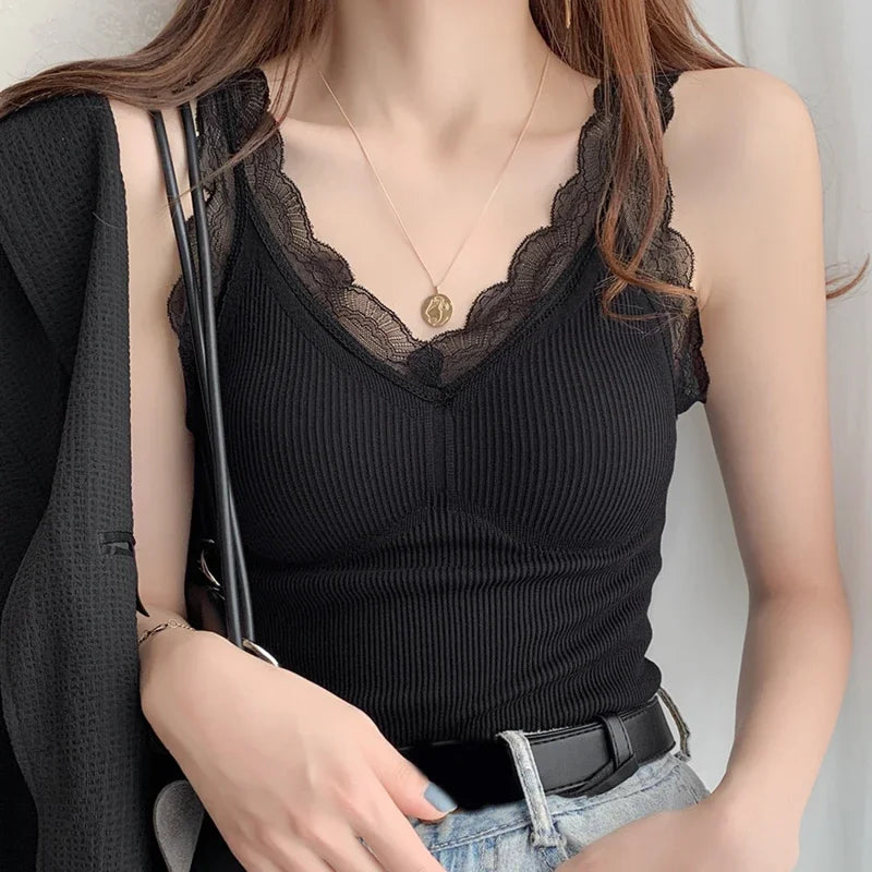 Thermal Underwear  Vest Thermo Lingerie Woman Winter Clothing Warm Top Inner Wear Thermo Shirt Undershirt Intimate Lace