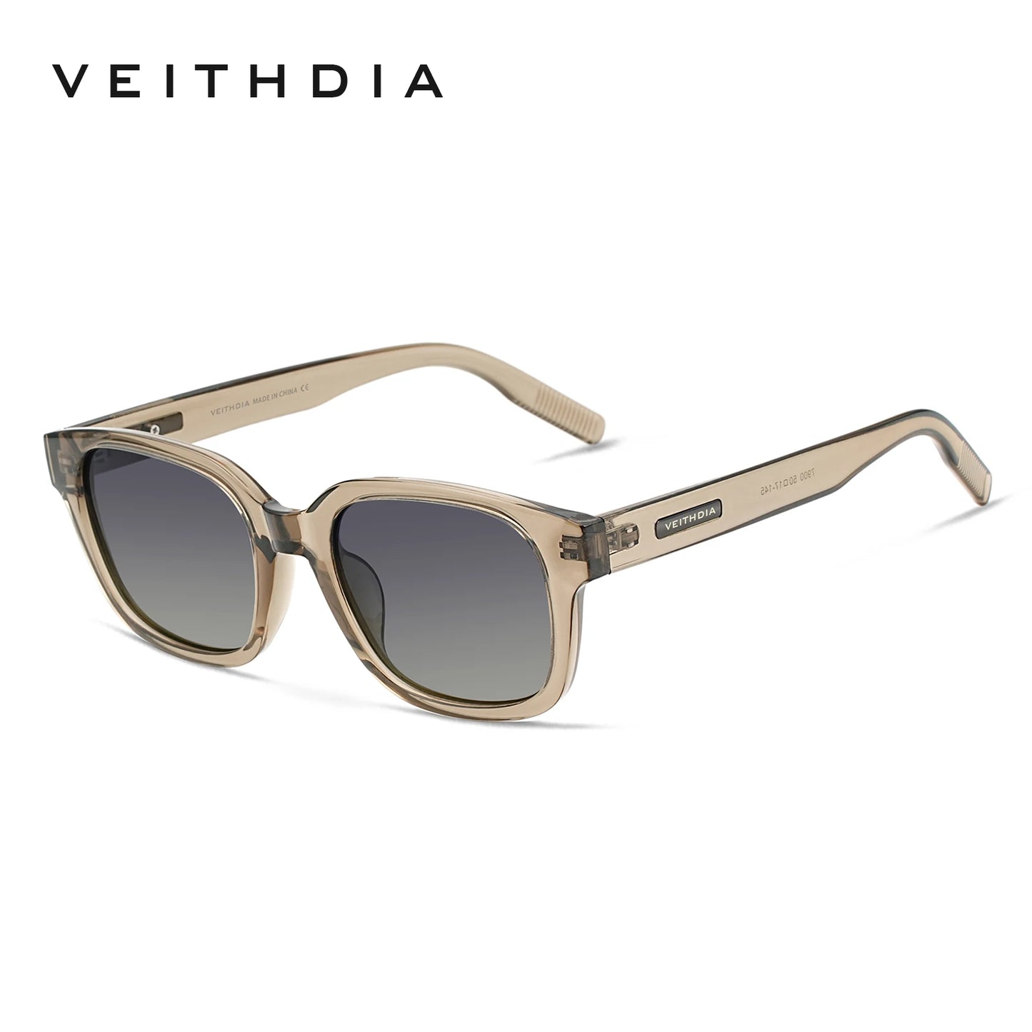 VEITHDIA Polarized Fashion Classic Sunglasses Photochromic Gradient UV400 Protection Outdoor Sun Glasses for Men And Women 7900