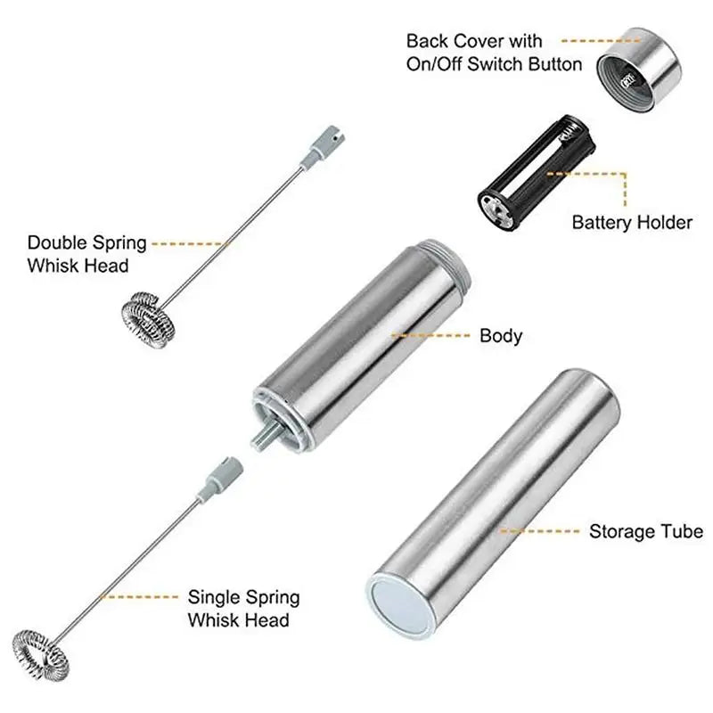 Electric Milk Frother Handheld Egg Beater Foamer Coffee Maker Electric Blender Mixer Mini Portable Blender Kitchen Tool