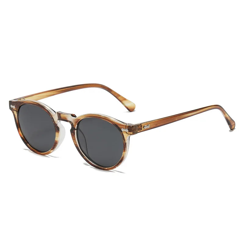 New Retro Polarized Sunglasses Men Women Fashion Small Round Sun Glasses For Male Female Literary Vintage Shades Driving Eyewear
