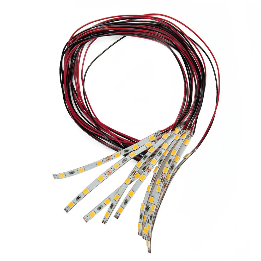 LED Light Strip Self-adhesive Part Warm/White AC/DC Accessories Building Flexible For Railway Layout Lamps Model