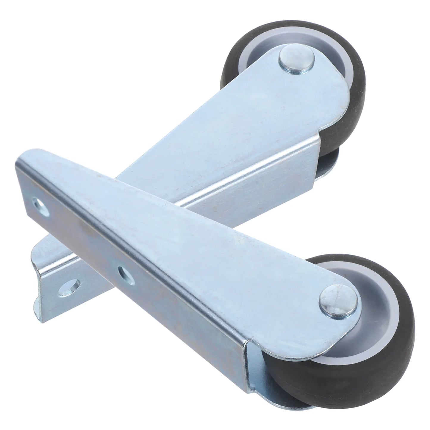 2pcs Sliding Door Roller Replacement Gate Wheels Sliding Shaft Rubber Wheel Anti-Sag Side Or Bottom Mount Support Wheels