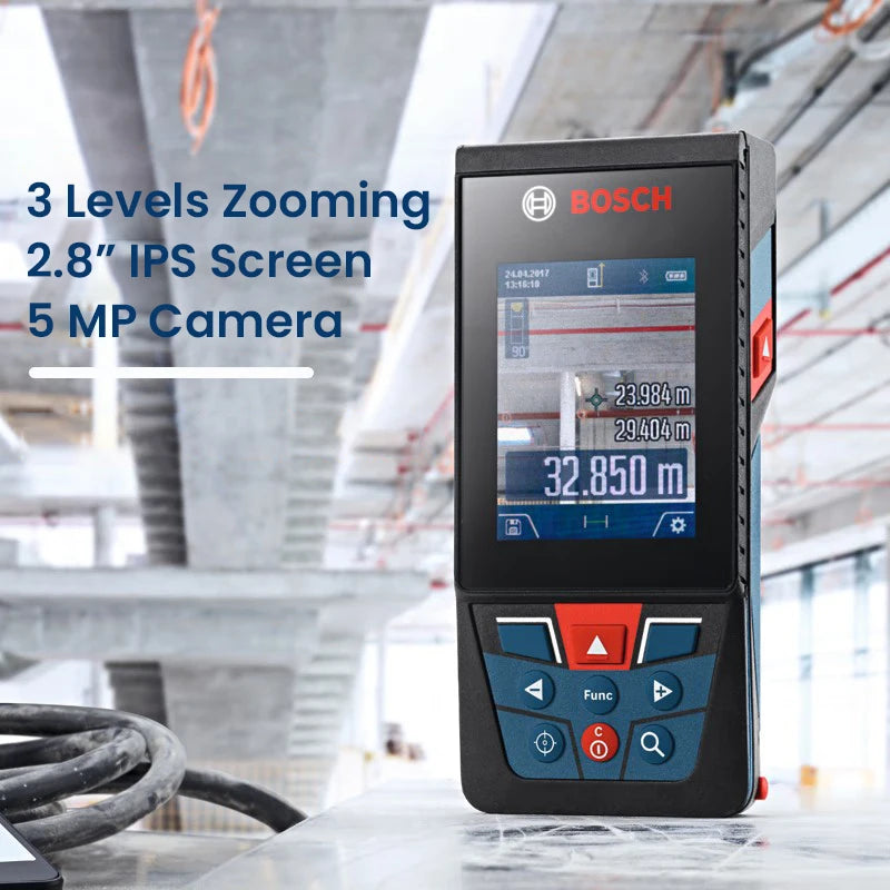 Bosch Laser Tape Measure Professional Distance Meter Optical Rangefinder Accurate 30-50m Surveying Equipment
