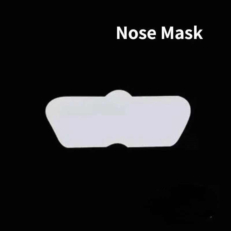 Face Plastic Film Full Face Cleaners Mask Neck Stickers 100Pcs Disposable Paper Transparent PE Masks Wraps Facial Beauty Healthy